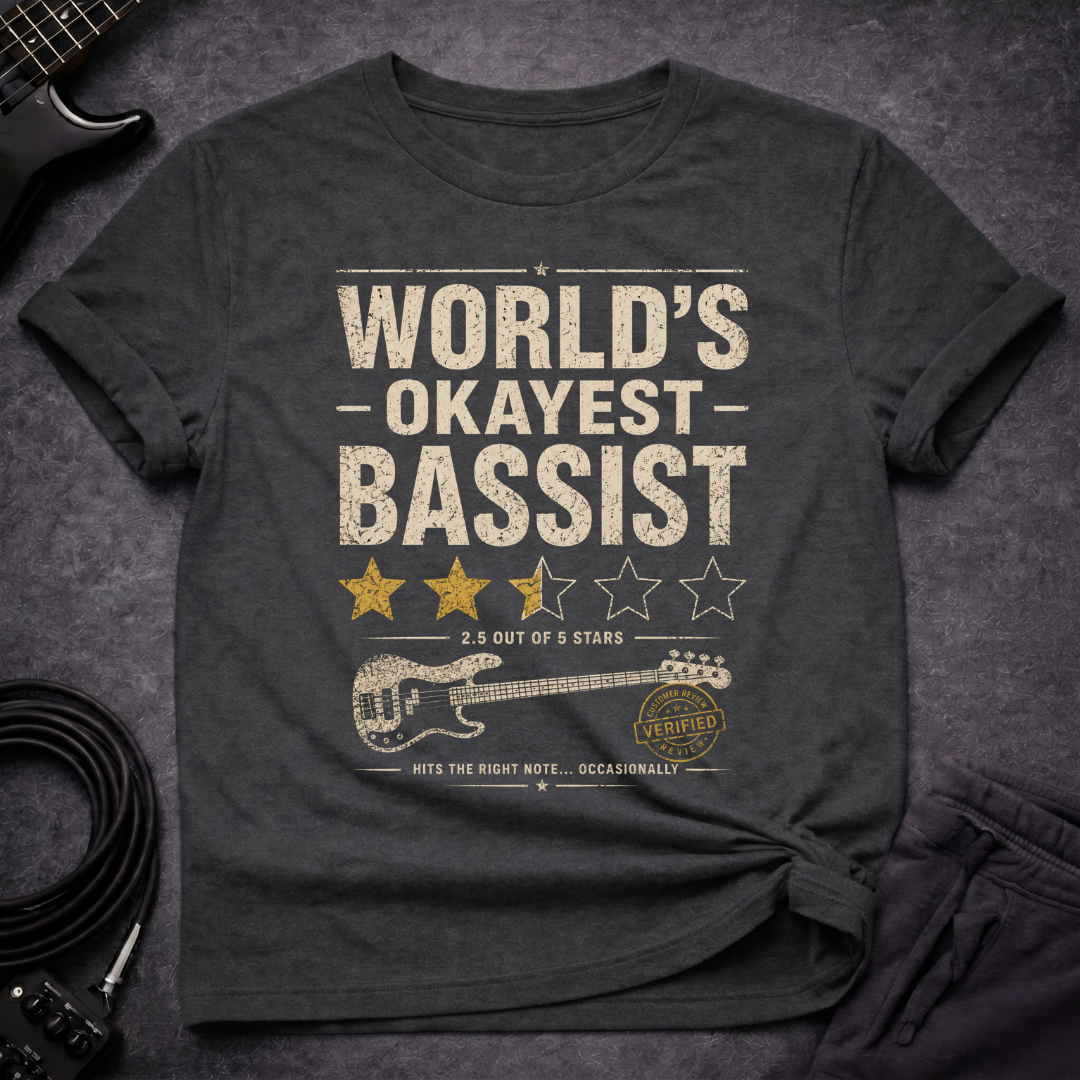 Verified Okayest Bassist T-Shirt