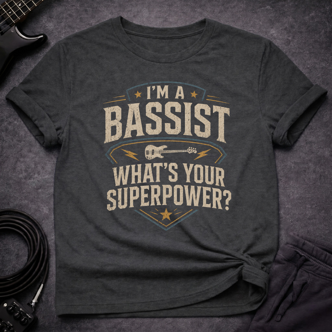Bassist Superpower T-Shirt