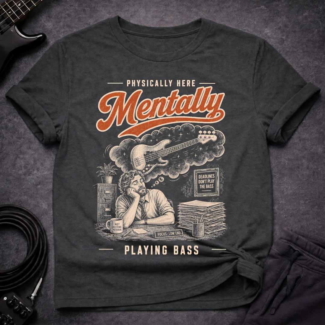 Mentally Playing Bass T-Shirt