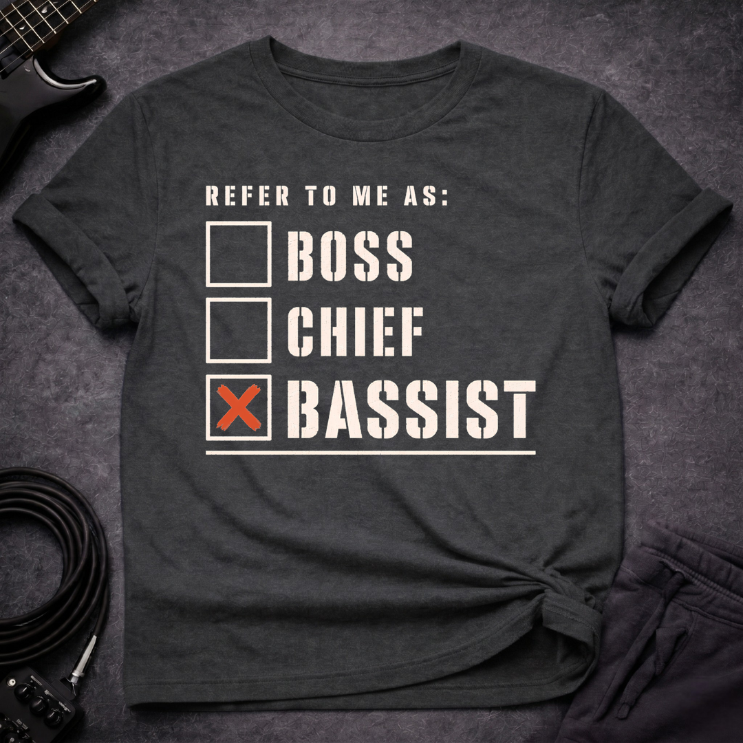 Call Me Bassist T-Shirt