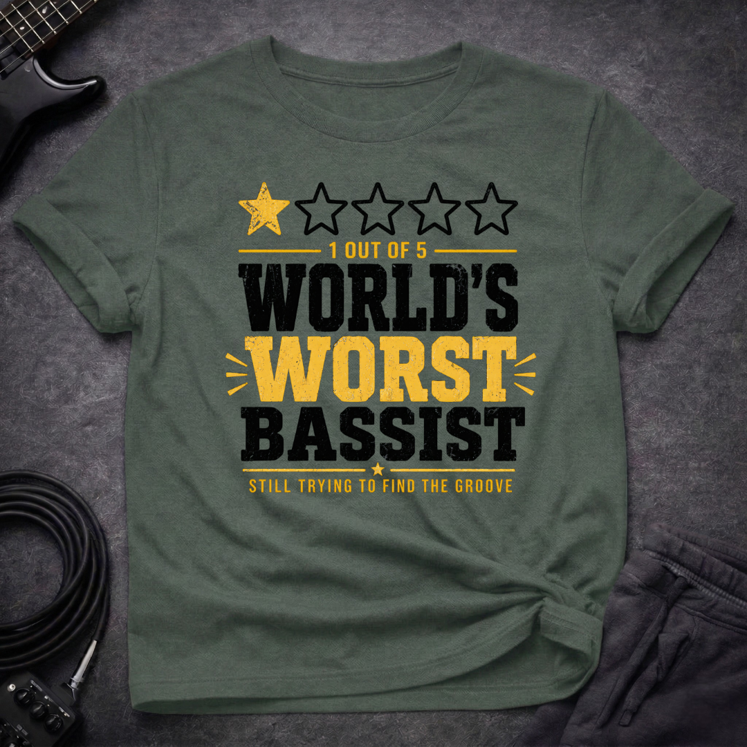 1 Star Bassist T-Shirt