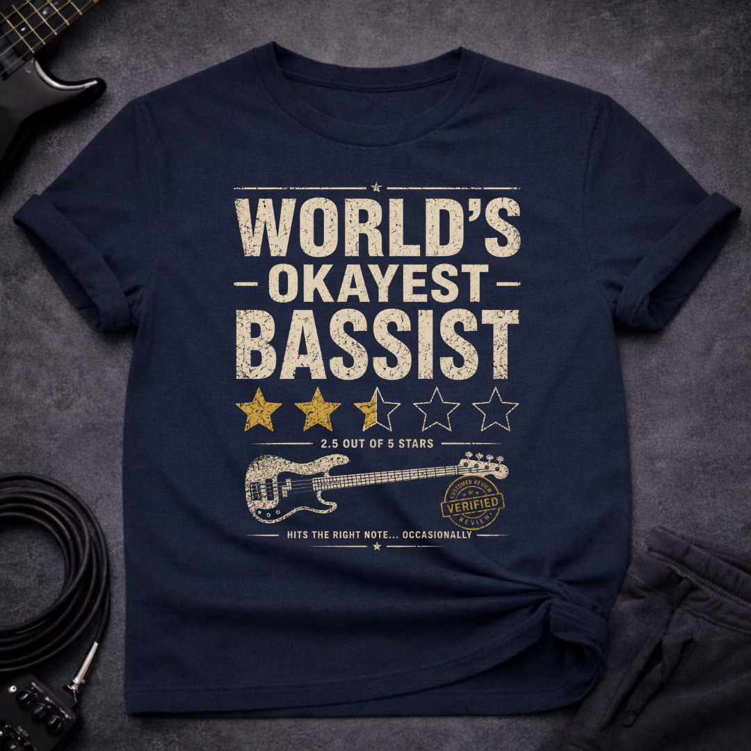 Verified Okayest Bassist T-Shirt