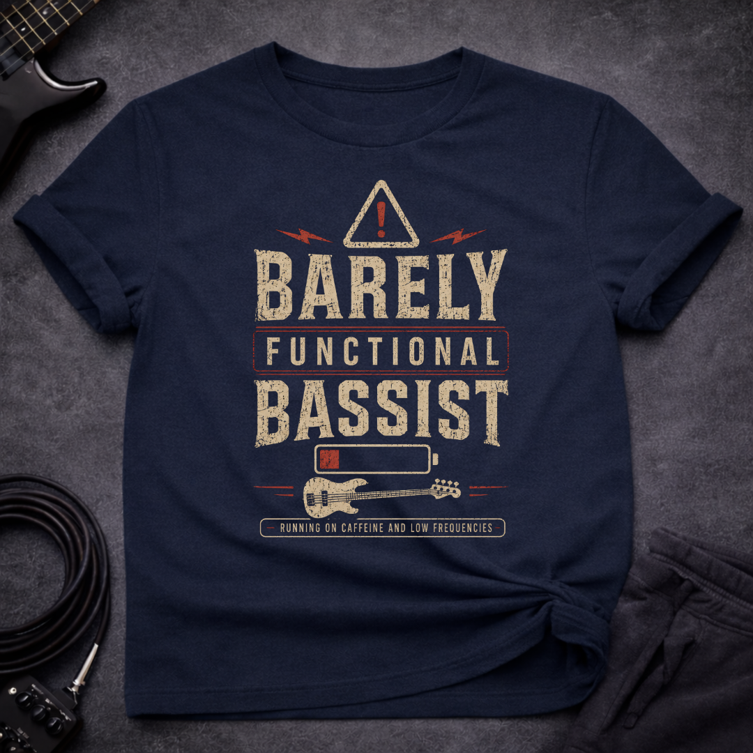 Barely Functional Bassist T-Shirt