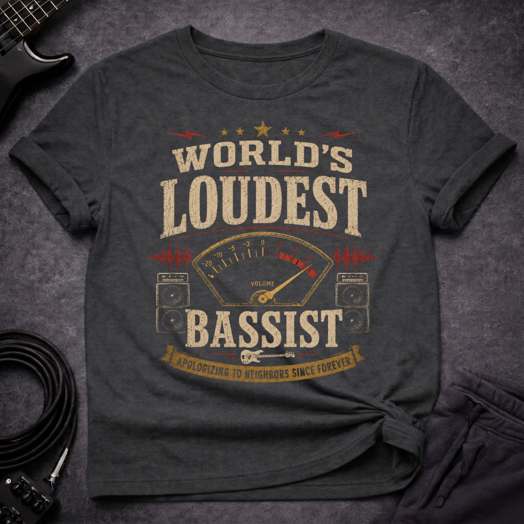 Worlds Loudest Bassist T-Shirt