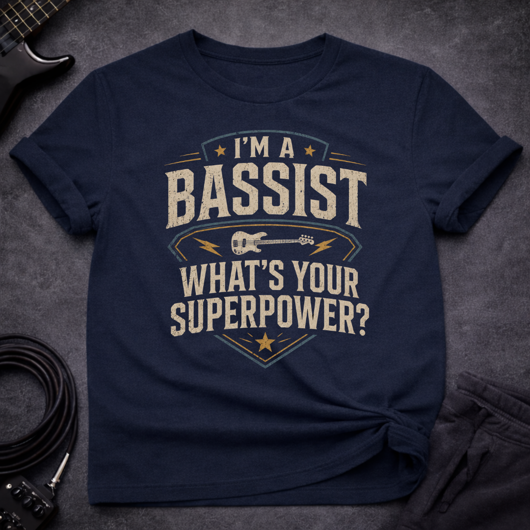 Bassist Superpower T-Shirt
