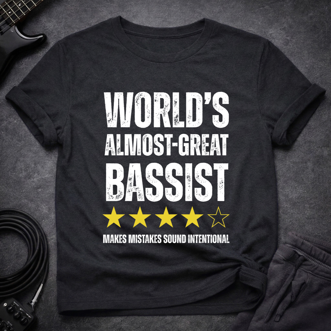 World's Almost-Great Bassist T-Shirt