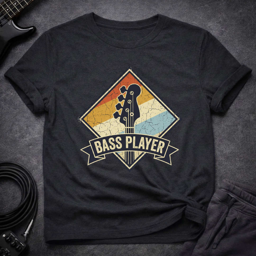 Bass Player Badge T-Shirt
