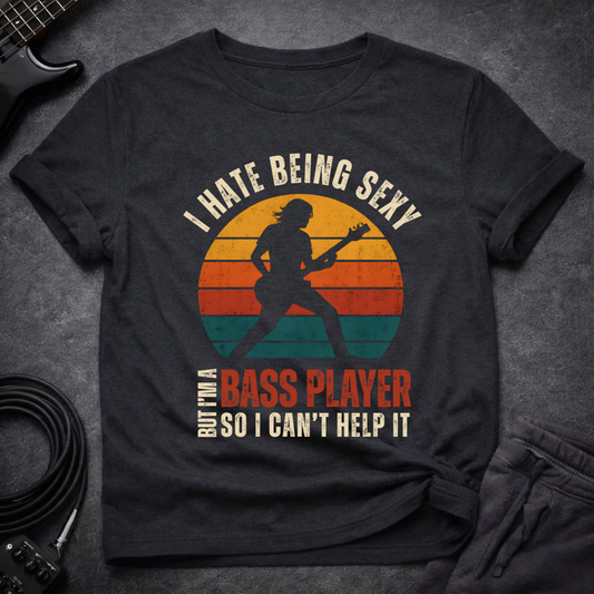 Sexy Bassist Retro T-Shirt