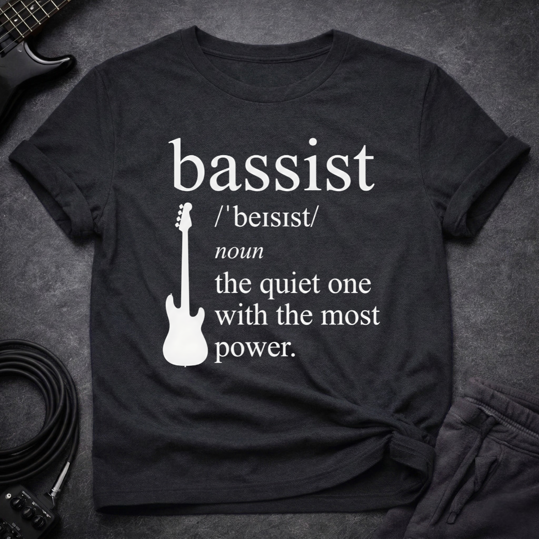 Quiet Power Bassist T-Shirt
