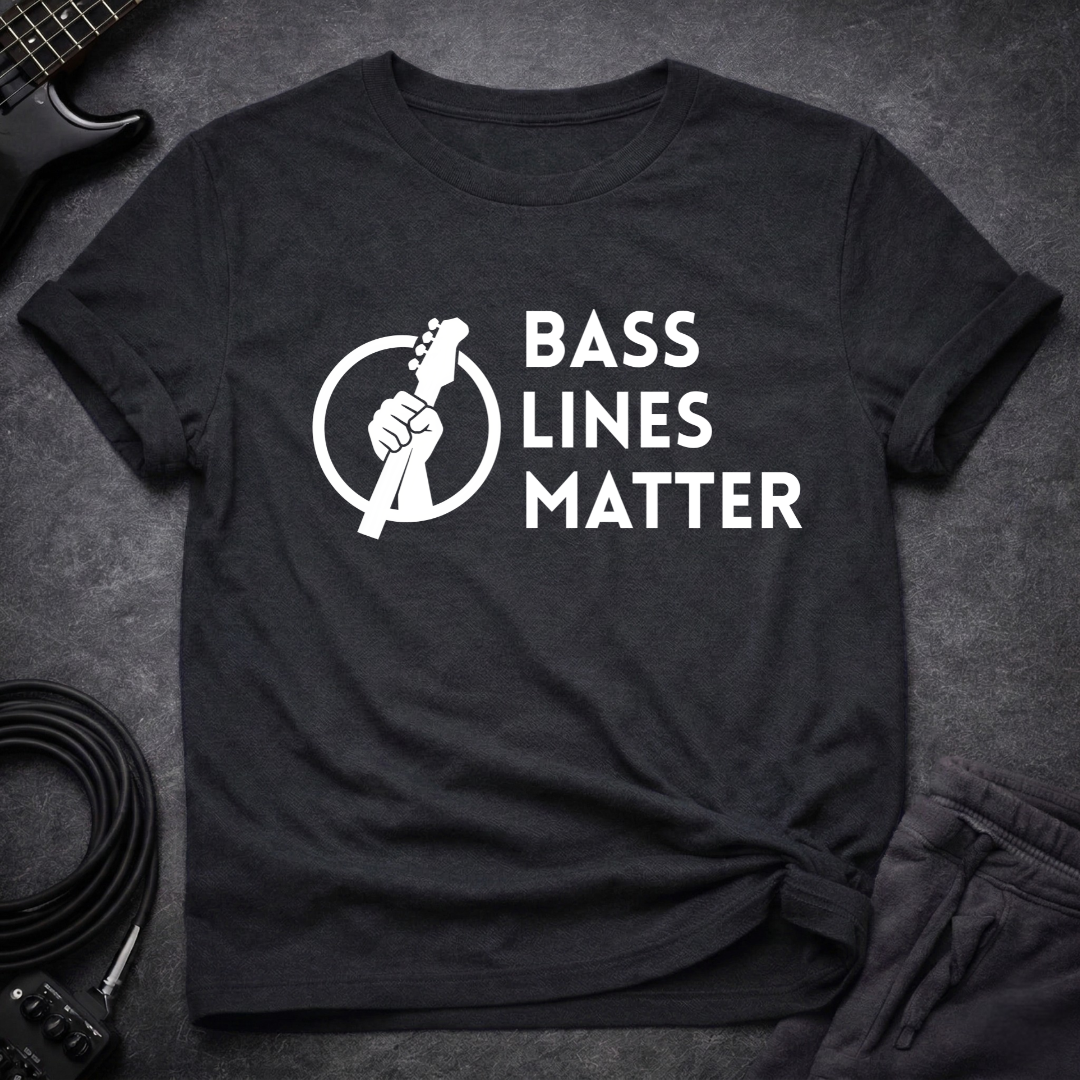 Bass Lines Matter Logo T-Shirt
