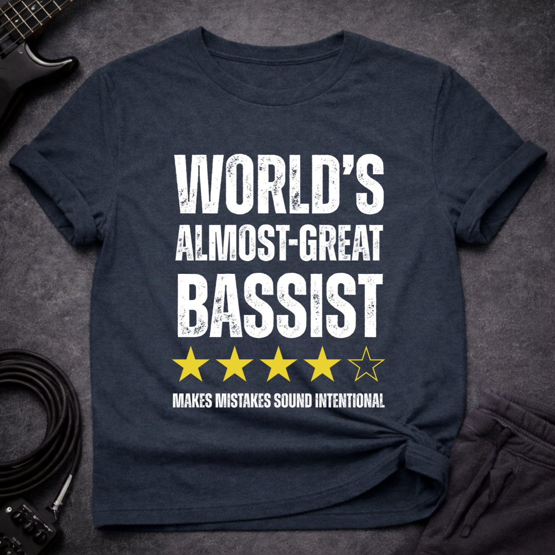 World's Almost-Great Bassist T-Shirt