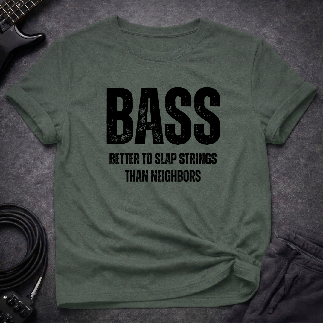 Bass Slap Strings T-Shirt