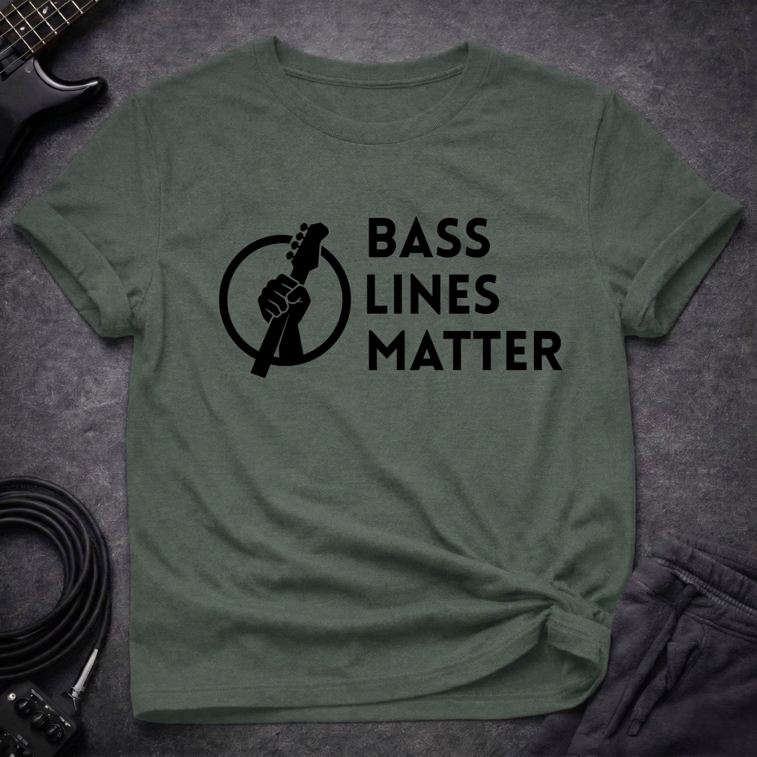 Bass Lines Matter Logo T-Shirt