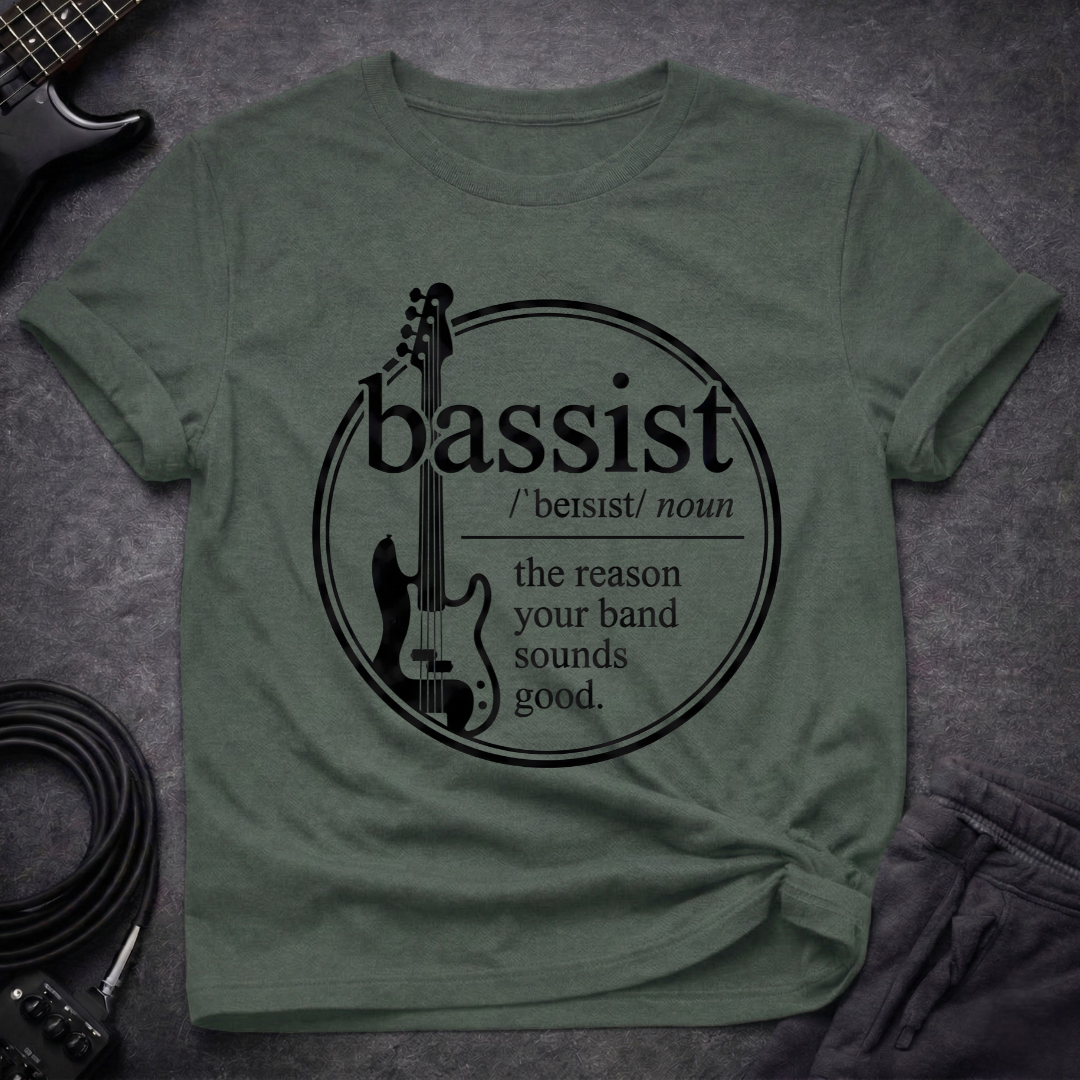 The Real MVP Bassist T-Shirt