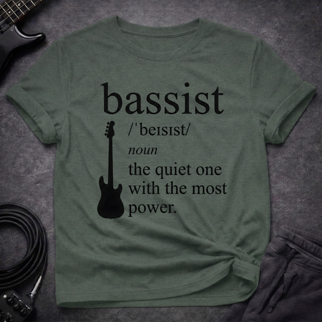 Quiet Power Bassist T-Shirt