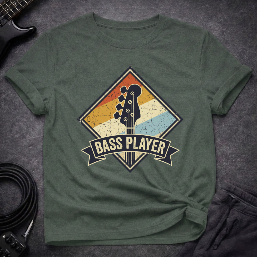Bass Player Badge T-Shirt