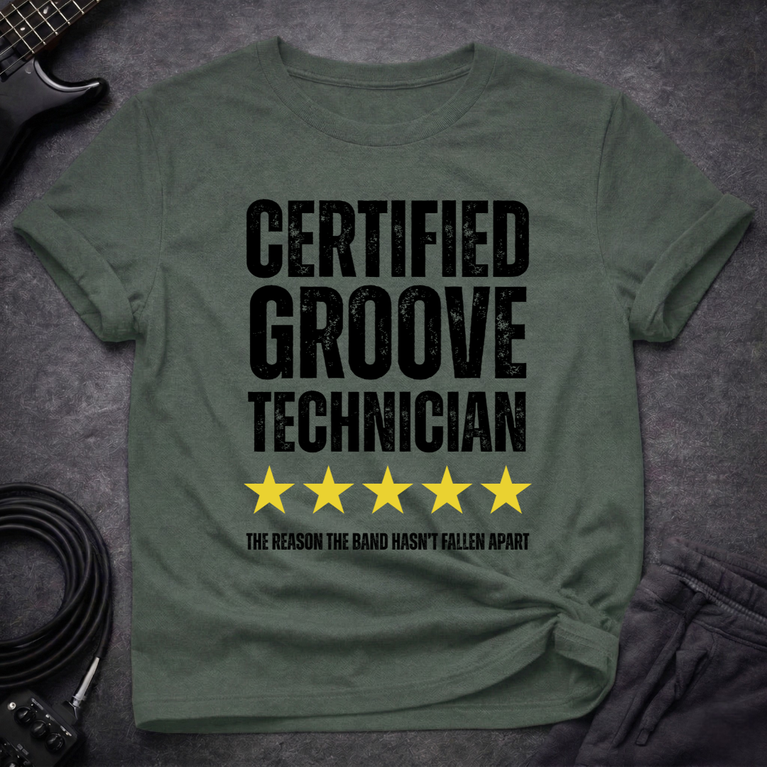 Certified Groove Technician T-Shirt