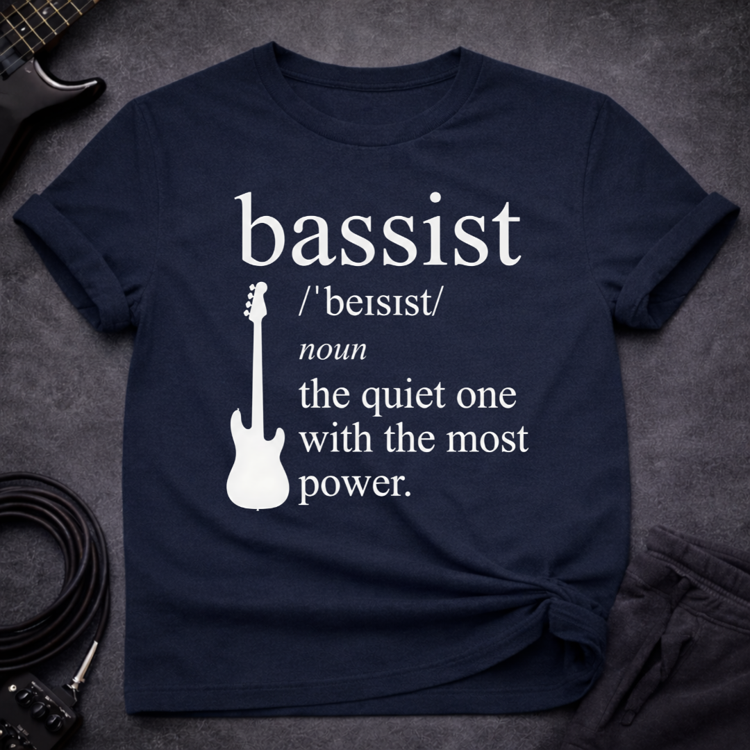 Quiet Power Bassist T-Shirt