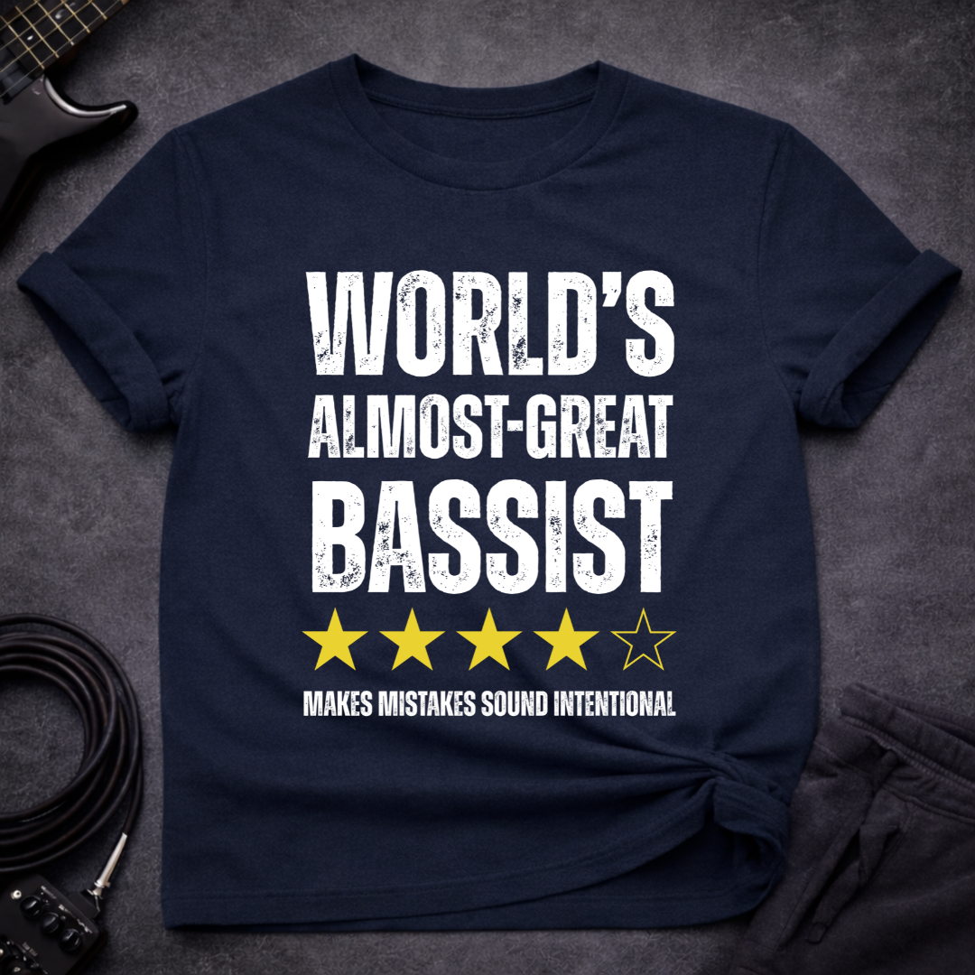 World's Almost-Great Bassist T-Shirt
