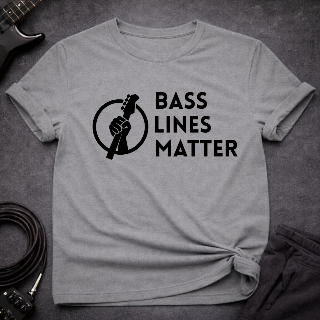 Bass Lines Matter Logo T-Shirt