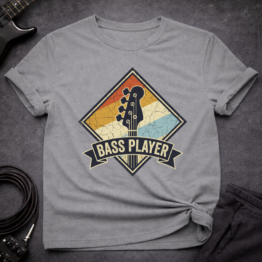 Bass Player Badge T-Shirt