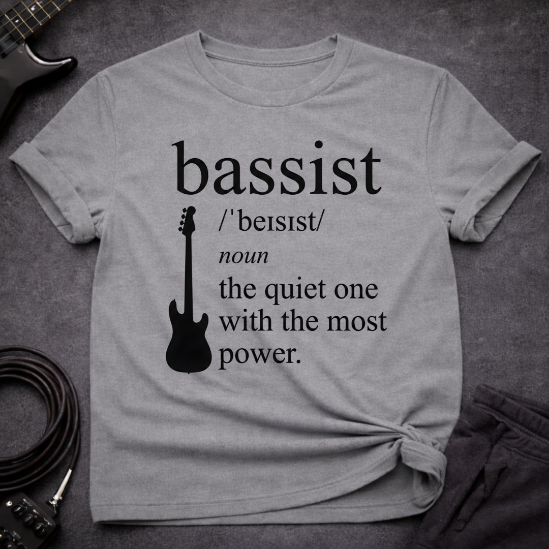 Quiet Power Bassist T-Shirt