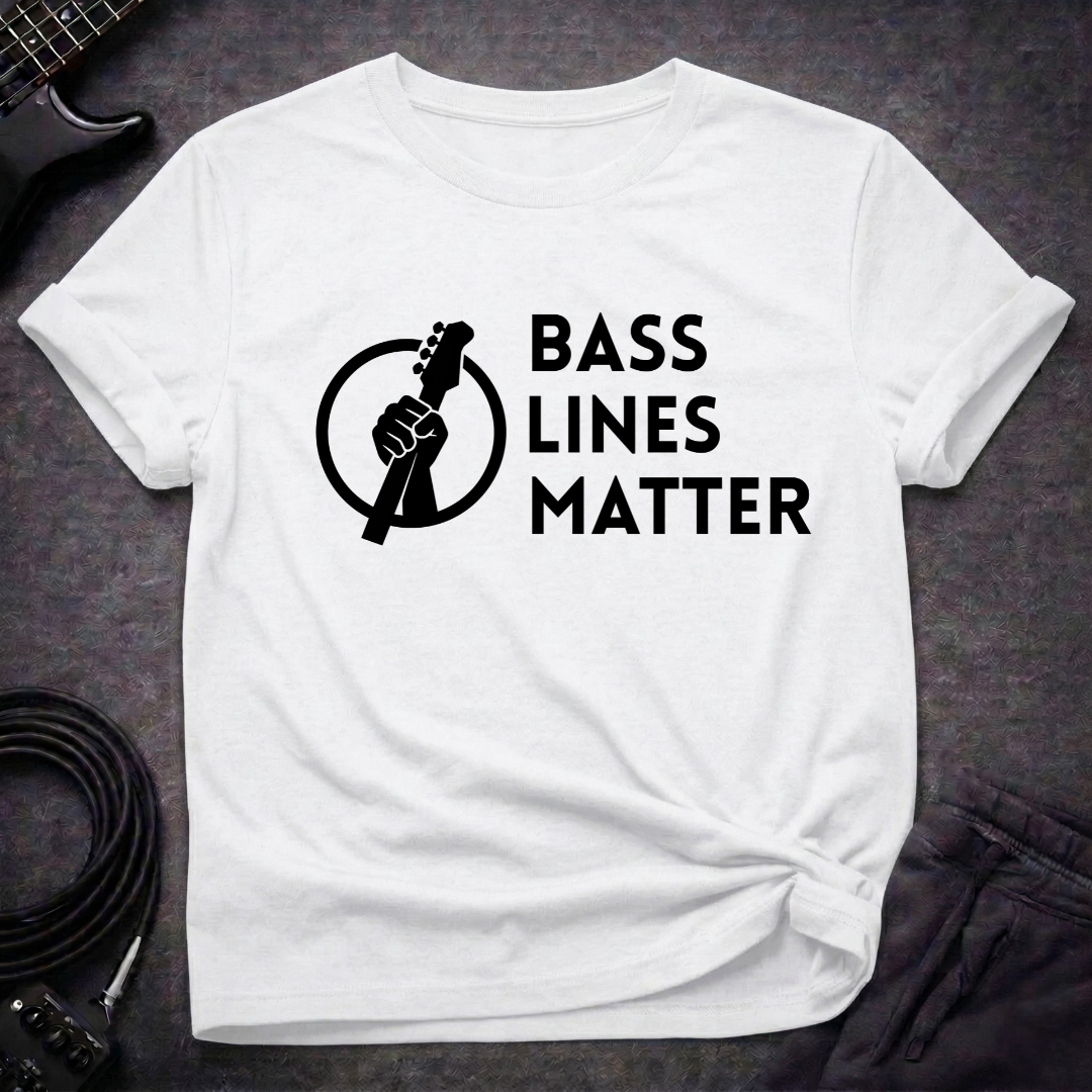 Bass Lines Matter Logo T-Shirt