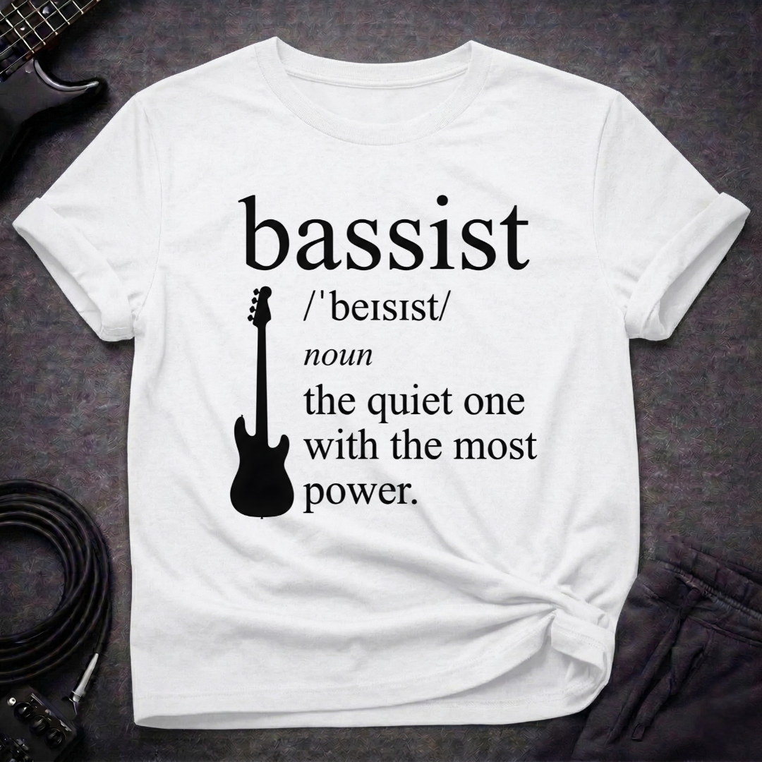 Quiet Power Bassist T-Shirt
